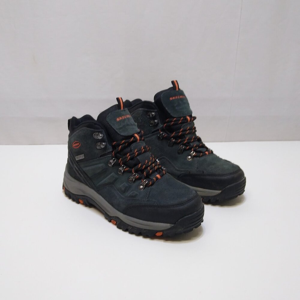 Skechers Relment Pelmo Relaxed Fit Men's 7M Lace Up Waterproof Hiking Boot 64869